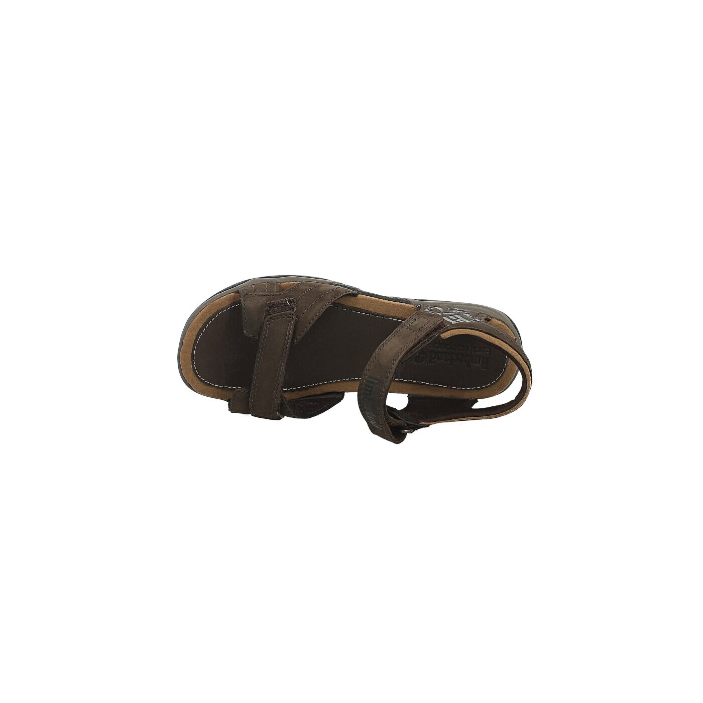 Dziecięce sandały / klapki TIMBERLAND EK OAK BLUFFS LEATHER 2 STRAP 1292a kolor brązowy