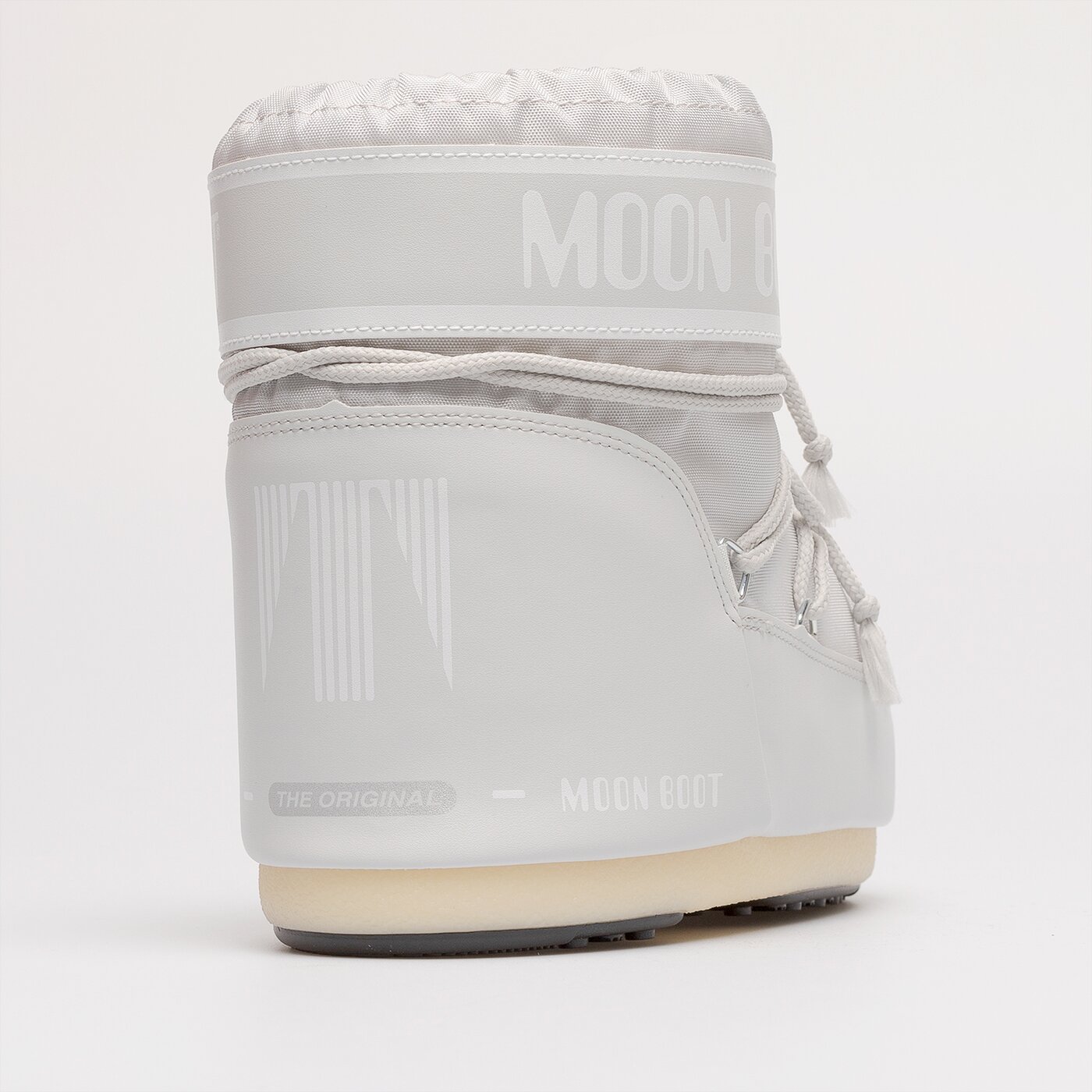 Damskie śniegowce MOON BOOT ICON LOW NYLON 14093400012 kolor szary