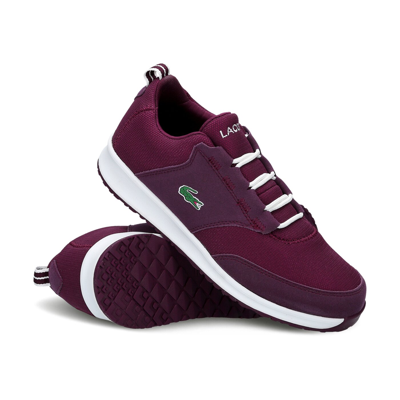 Dziecięce sneakersy (buty) LACOSTE L.IGHT 316 1 732spj0114pp3 kolor bordowy