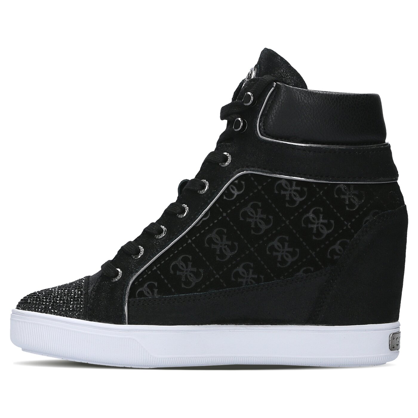 Damskie sneakersy (buty) GUESS FURR flfur4sup12blk kolor czarny