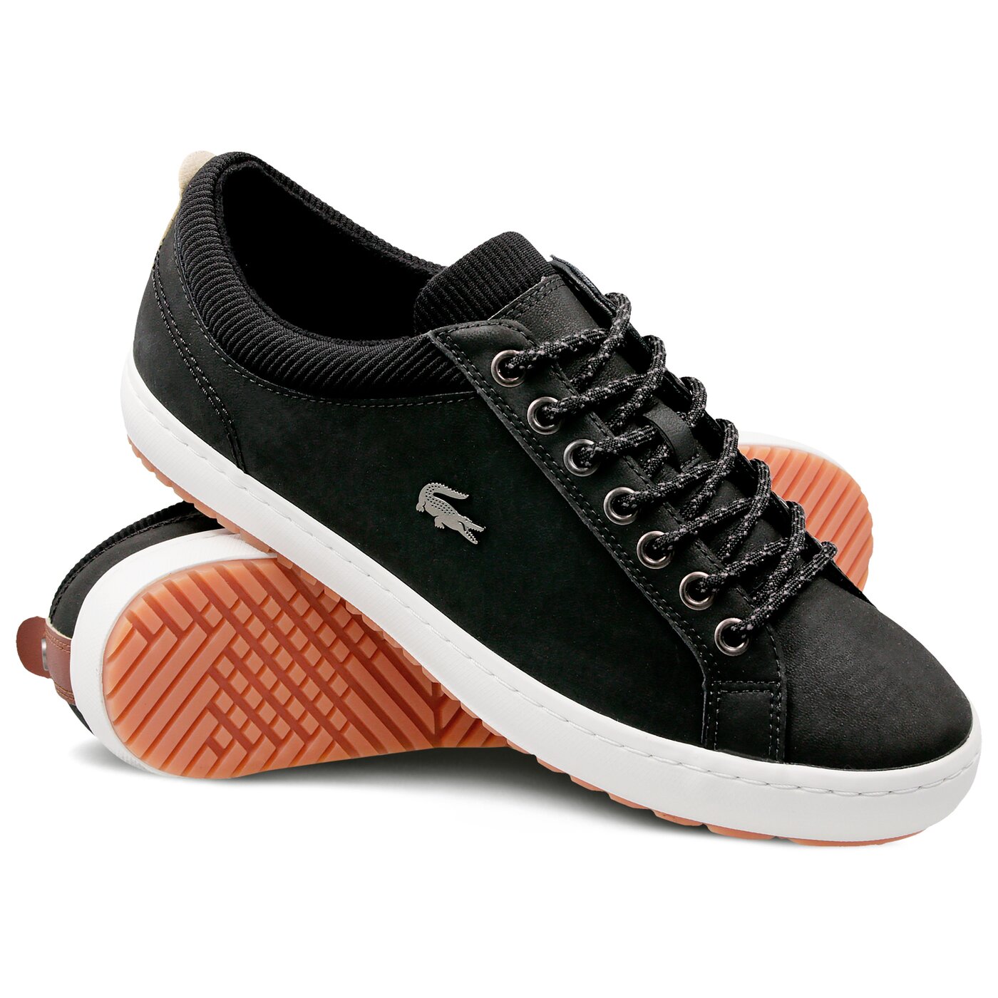 Męskie sneakersy (buty) LACOSTE STRAIGHTSET INSULATE 318 1 736cam0065094 kolor czarny