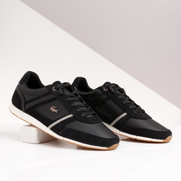 Męskie sneakersy (buty) LACOSTE MENERVA 319 1 CMA 738cma00152h5 kolor czarny