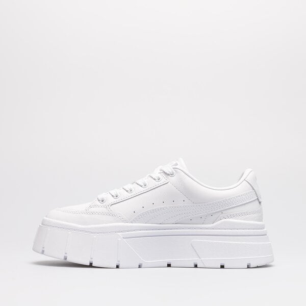 Damskie sneakersy (buty) PUMA MAYZE STACK LTHR WNS 38441201 kolor biały
