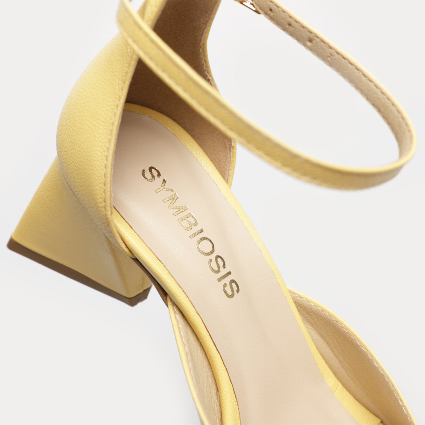 Damskie szpilki / czółenka SYMBIOSIS MADELEINE sywf123007 kolor żółty