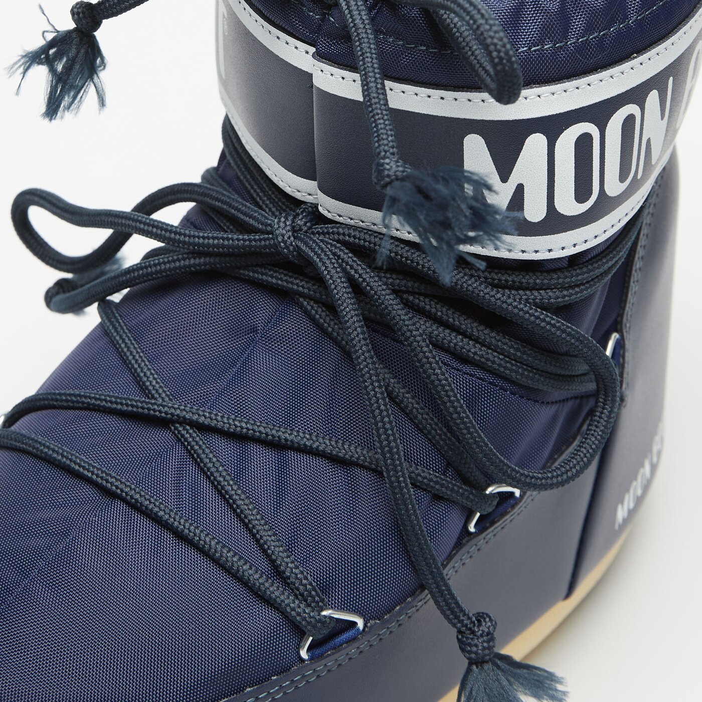 Damskie śniegowce MOON BOOT MB ICON LOW NYLON  80d1409340f003 kolor granatowy