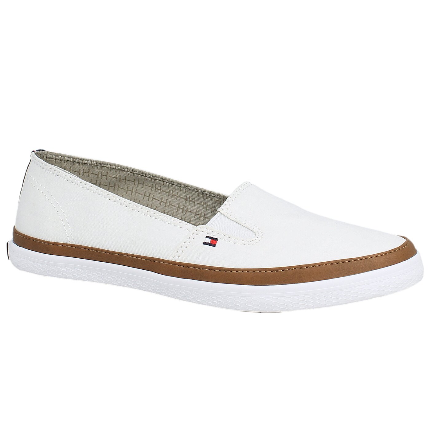 Damskie trampki TOMMY HILFIGER K1285ESHA 7D fw56820799118 kolor biały