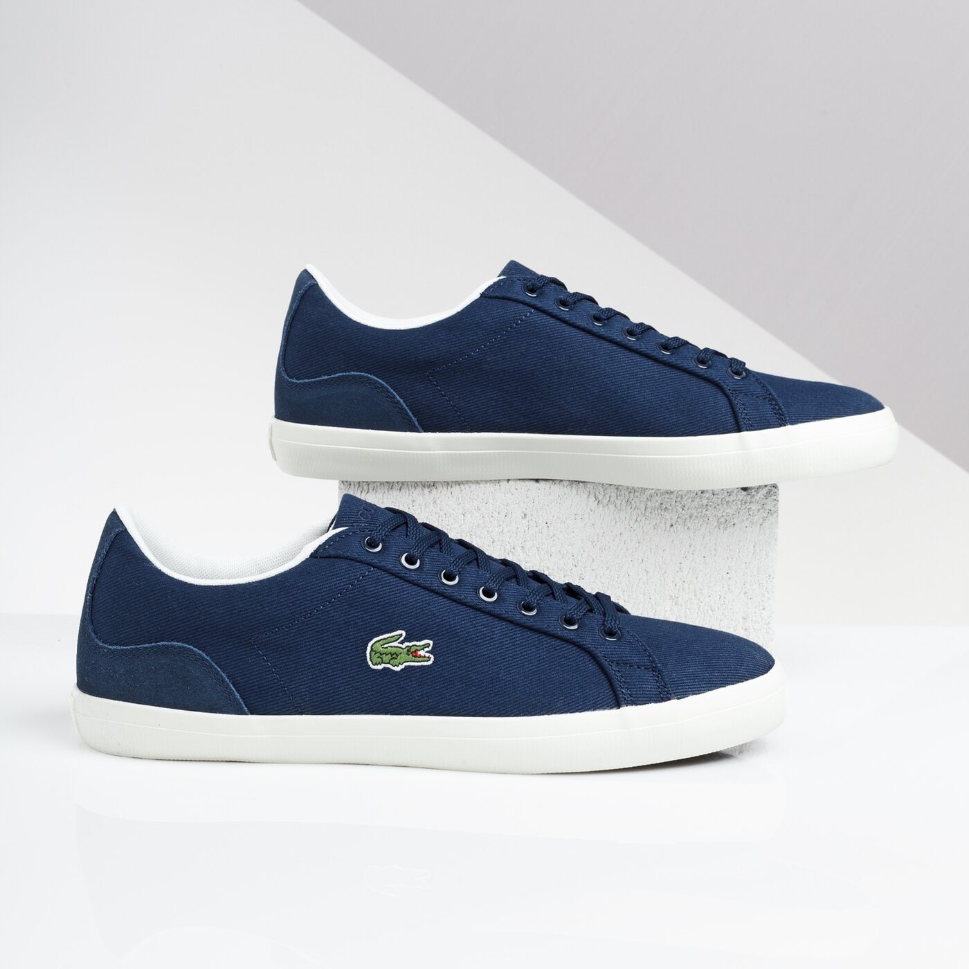 Męskie trampki LACOSTE LEROND 219 1 CMA 737cma0047j18 kolor granatowy