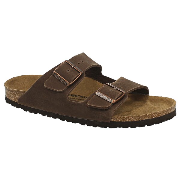 Męskie klapki BIRKENSTOCK ARIZONA  652393 kolor brązowy