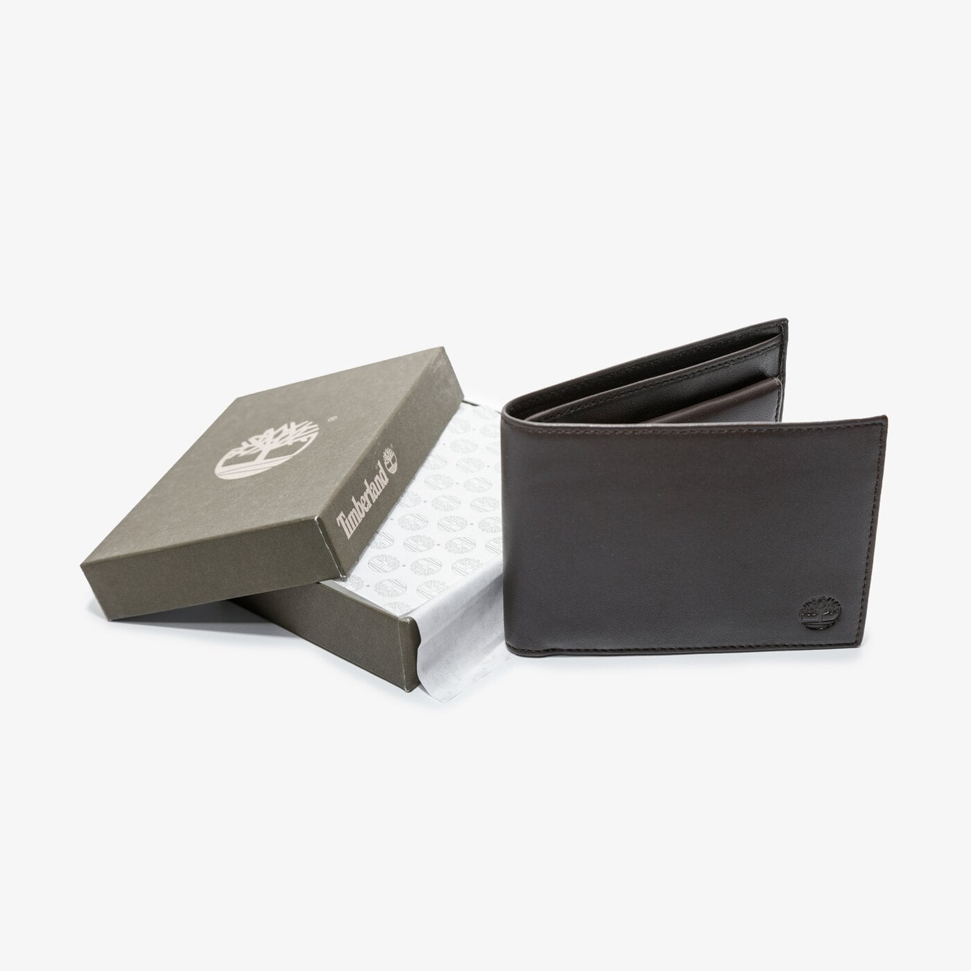 Damski portfel TIMBERLAND PORTFEL BIFOLD WALLET tb0a23up2421 kolor brązowy