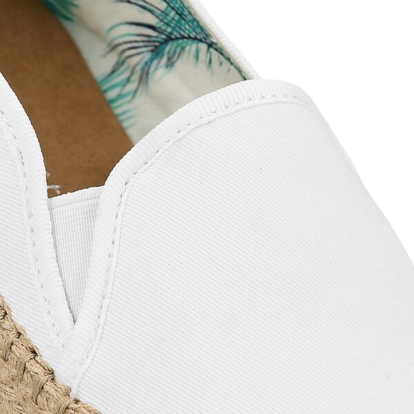 Damskie espadryle EMU AUSTRALIA GUM  w11385coco kolor biały