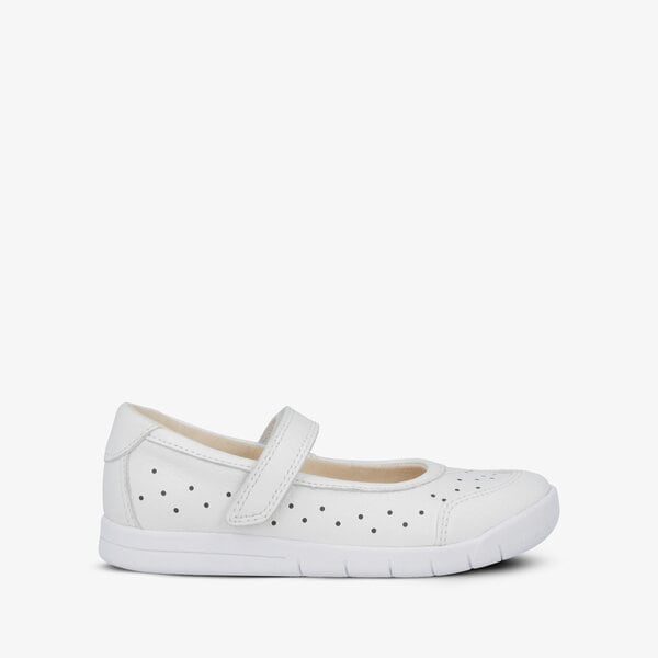Dziecięce sandały / klapki CLARKS EMERY HALO T 26141172 kolor biały