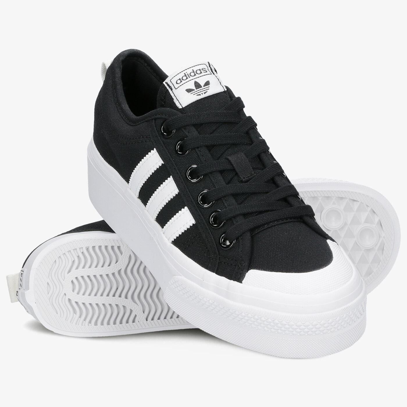 Damskie trampki ADIDAS NIZZA PLATFORM W fv5321 kolor czarny