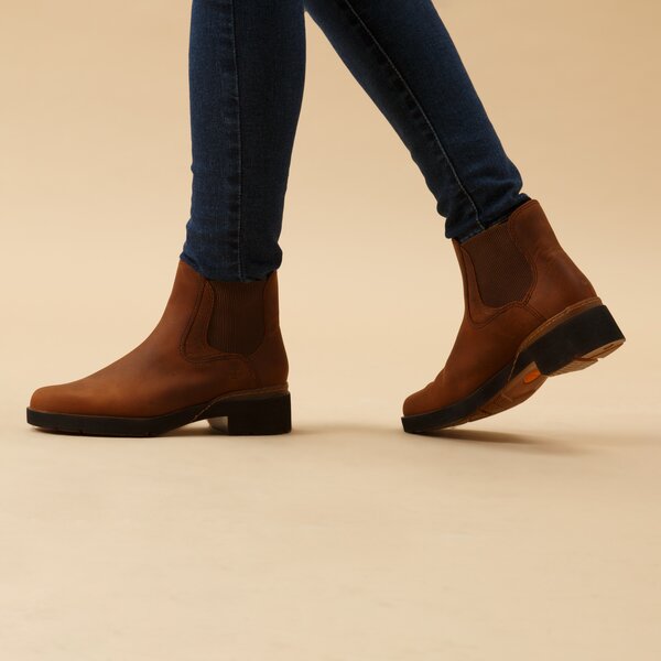 Damskie botki / sztyblety TIMBERLAND GRACEYN CHELSEA tb0a2fbuf131 kolor brązowy
