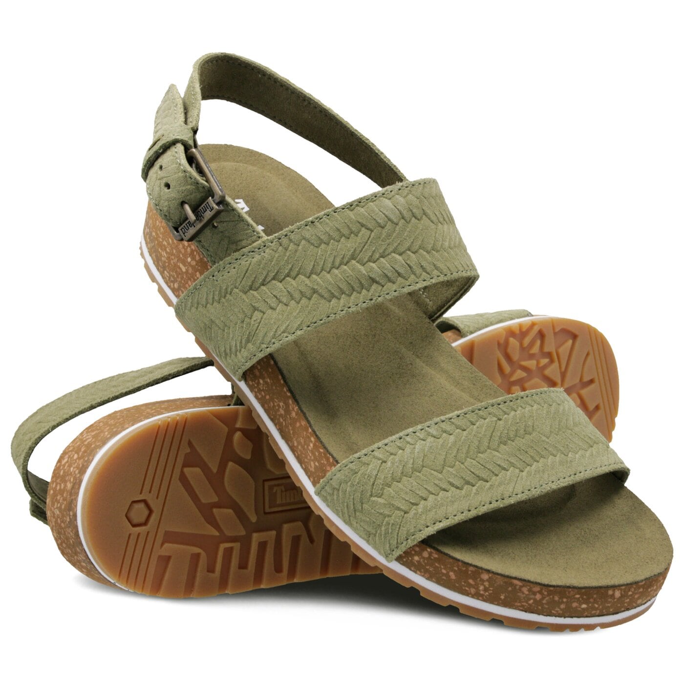 Damskie sandały TIMBERLAND MALIBU WAVES 2BAND SANDAL tb0a1xy2q691 kolor khaki