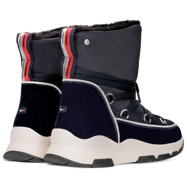 Damskie śniegowce TOMMY HILFIGER FIONA 1C1 fw0fw03697403 kolor granatowy