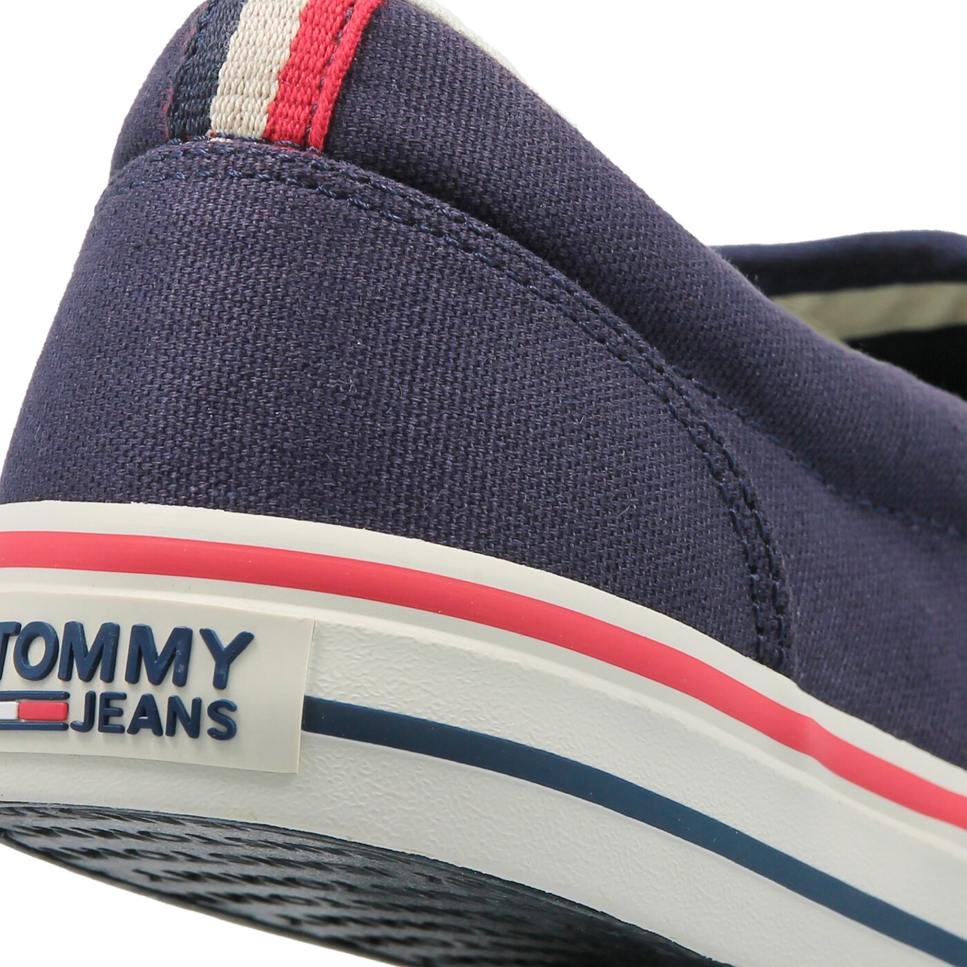 Męskie trampki TOMMY HILFIGER TOMMY JEANS TEXTILE SLIP ON em0em00002006 kolor granatowy