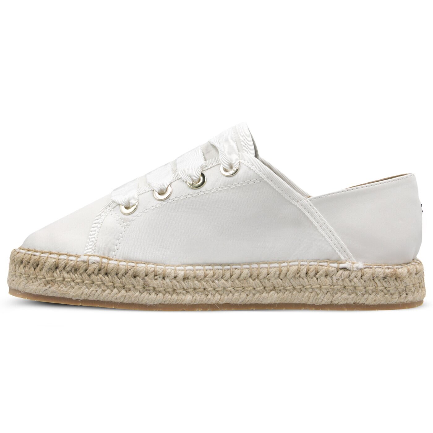 Damskie espadryle TOMMY HILFIGER SAMMY 19C FLAT ESPADRILLE CORPORATE RIBBON fw0fw03801121 kolor biały