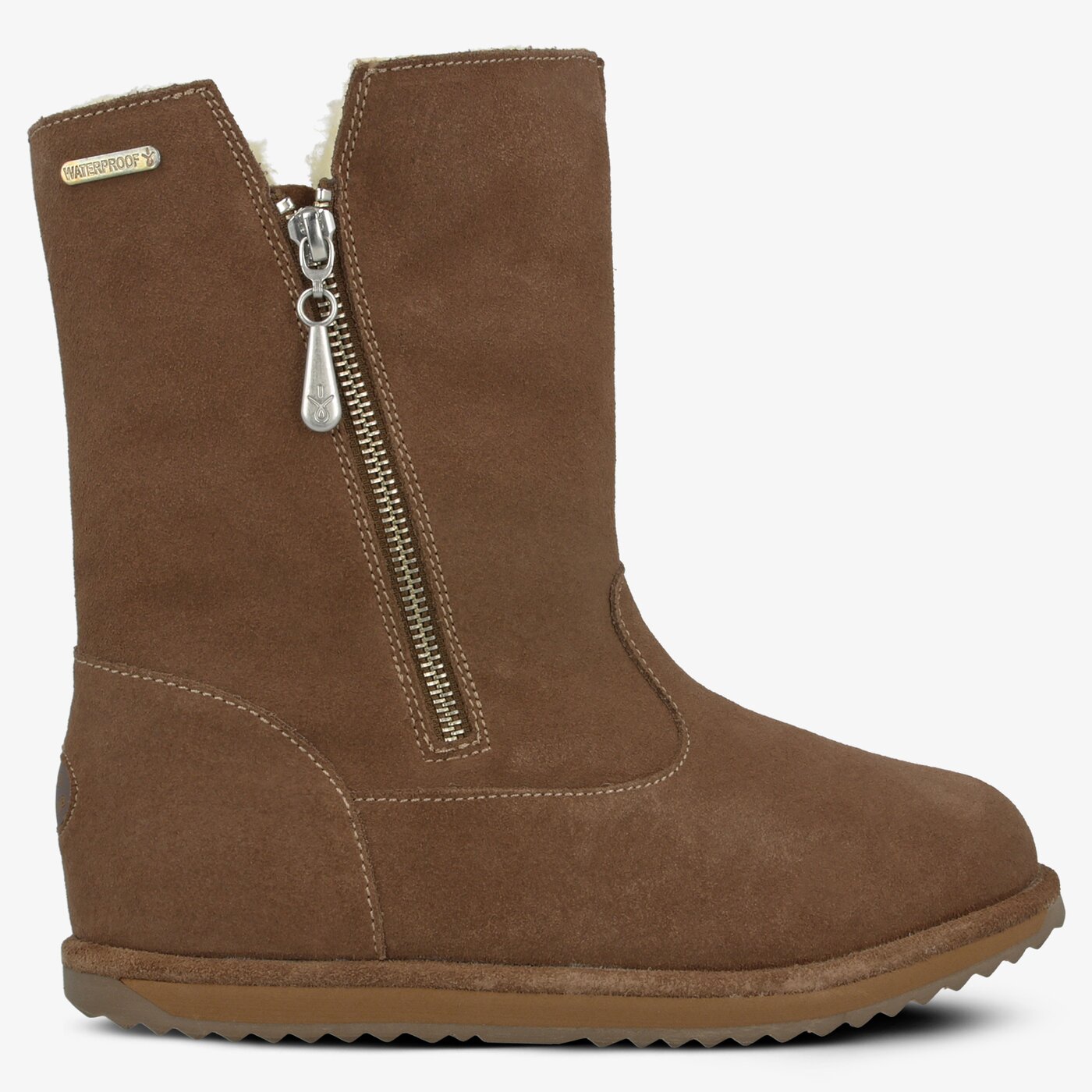 Dziecięce buty za kostkę EMU GRAVELLY KIDS k12177oak kolor brązowy