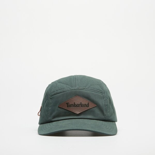 Damska czapka z daszkiem TIMBERLAND CZAPKA OVERSTITCH BB CAP tb0a66a23171 kolor zielony