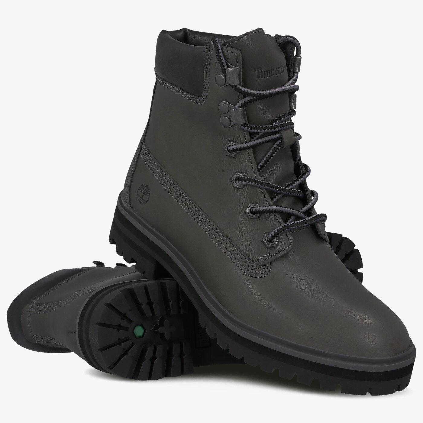 Damskie trapery TIMBERLAND LONDON SQUARE 6 INCH BOOT tb0a2dyp0331 kolor szary