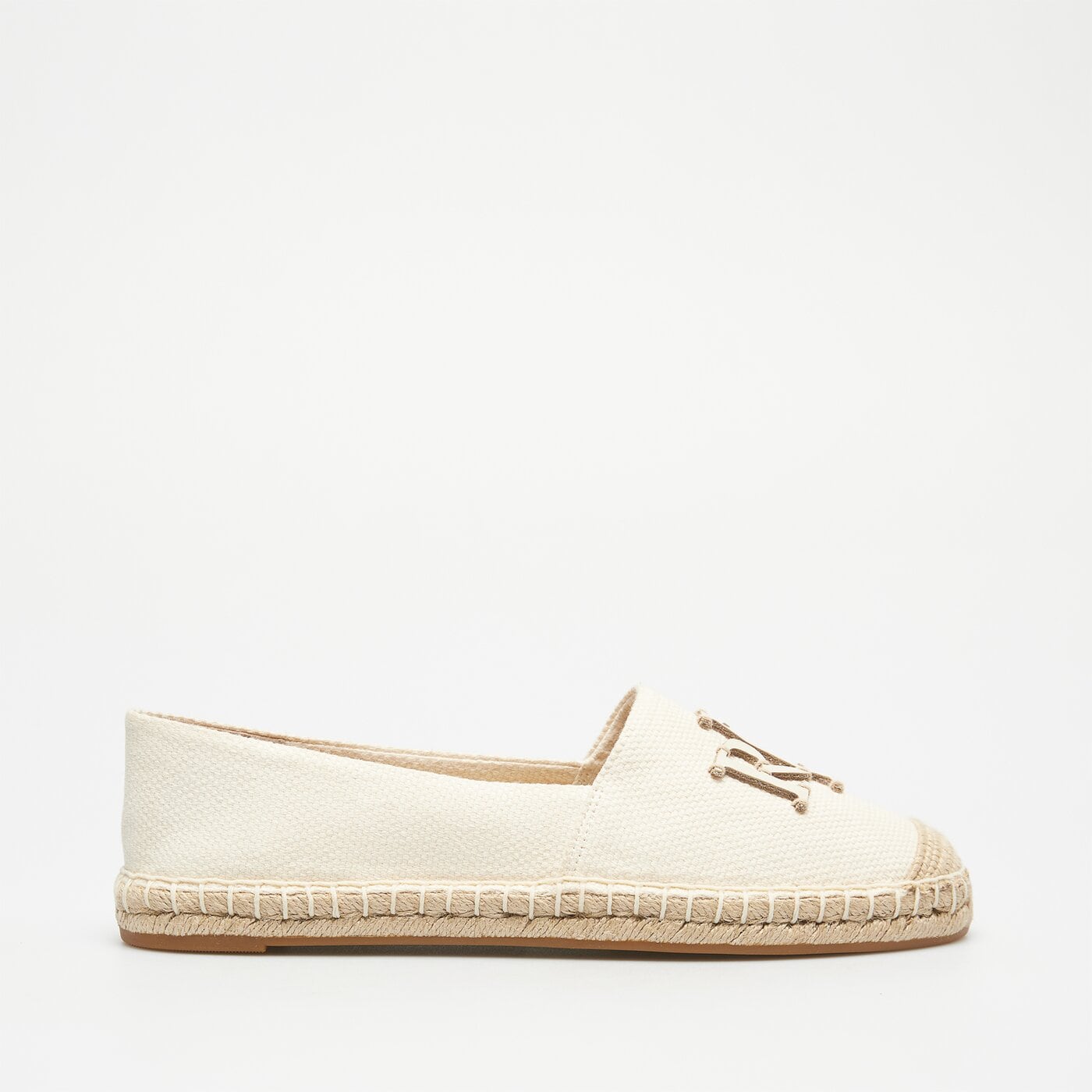 Damskie espadryle LAUREN RALPH LAUREN CAMERYN LOGO-ESPADRILLES 802920405006 kolor biały