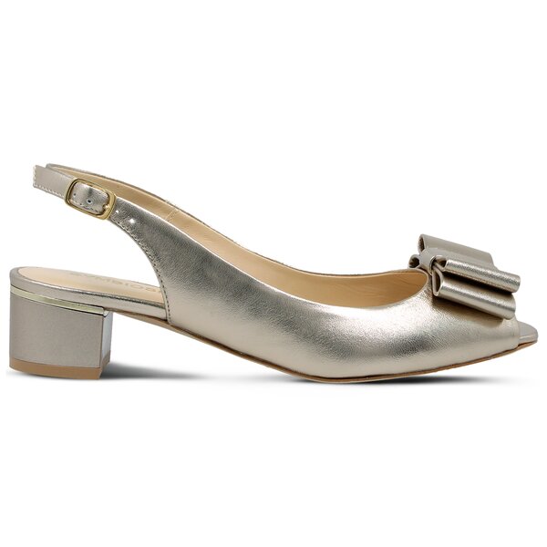 Damskie sandały SYMBIOSIS AURORA SANDALS CHAMPAGNE 928m1 kolor złoty