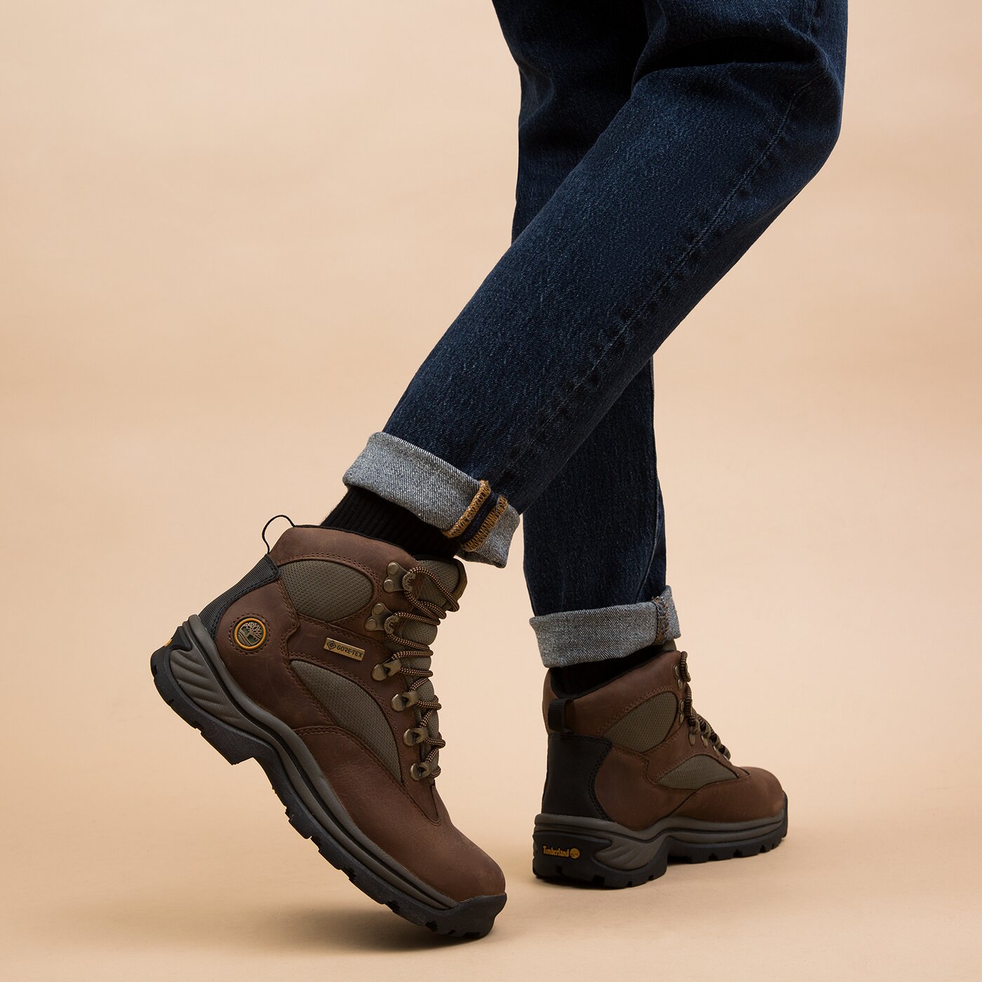 Damskie buty outdoor (trekkingowe) TIMBERLAND CHOCHORUA GT   tb1156312421 kolor brązowy