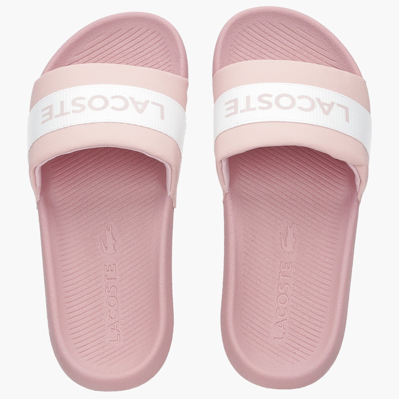 Damskie klapki LACOSTE CROCO SLIDE 0721 1 CFA 741cfa0011208 kolor różowy