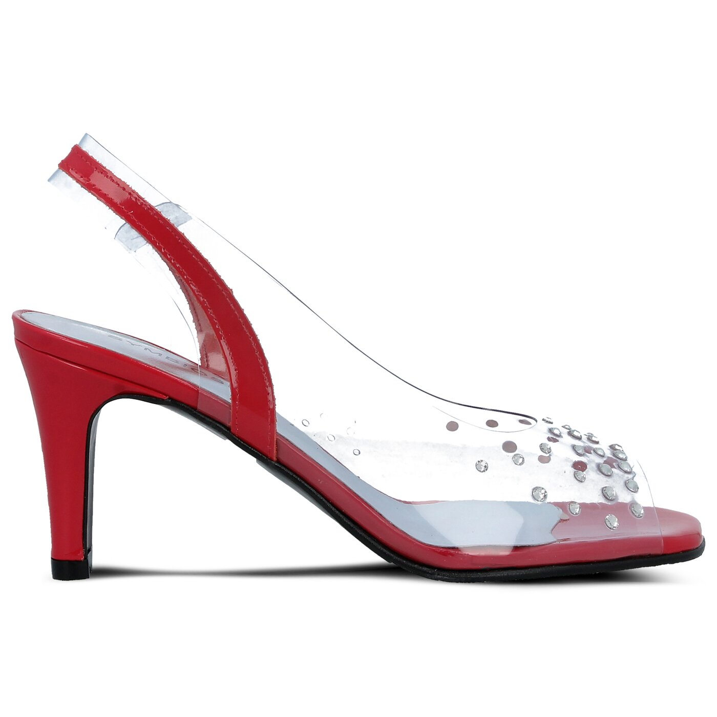 Damskie sandały SYMBIOSIS VICKY SANDALS  sywc218006 kolor czerwony