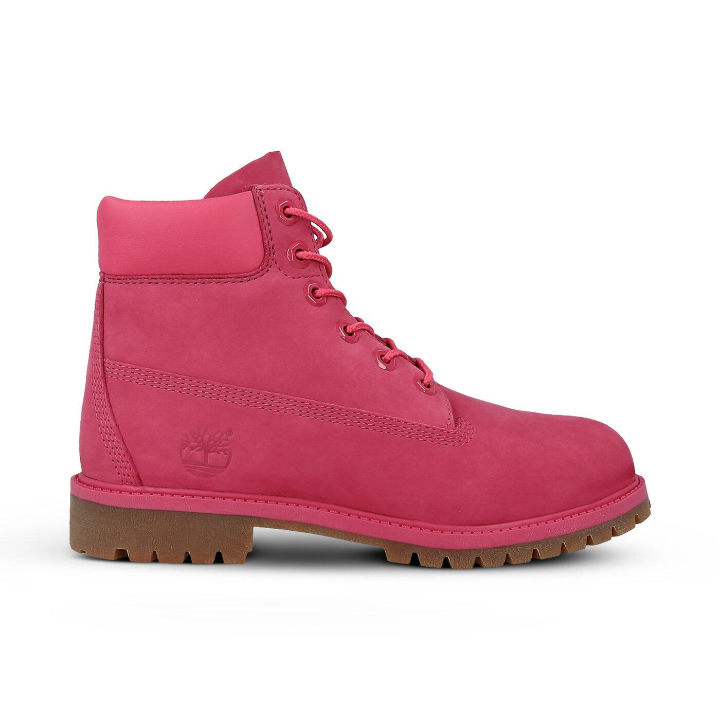 Dziecięce trapery TIMBERLAND PREMIUM 6 INCH WP BOOT  a1ode kolor różowy