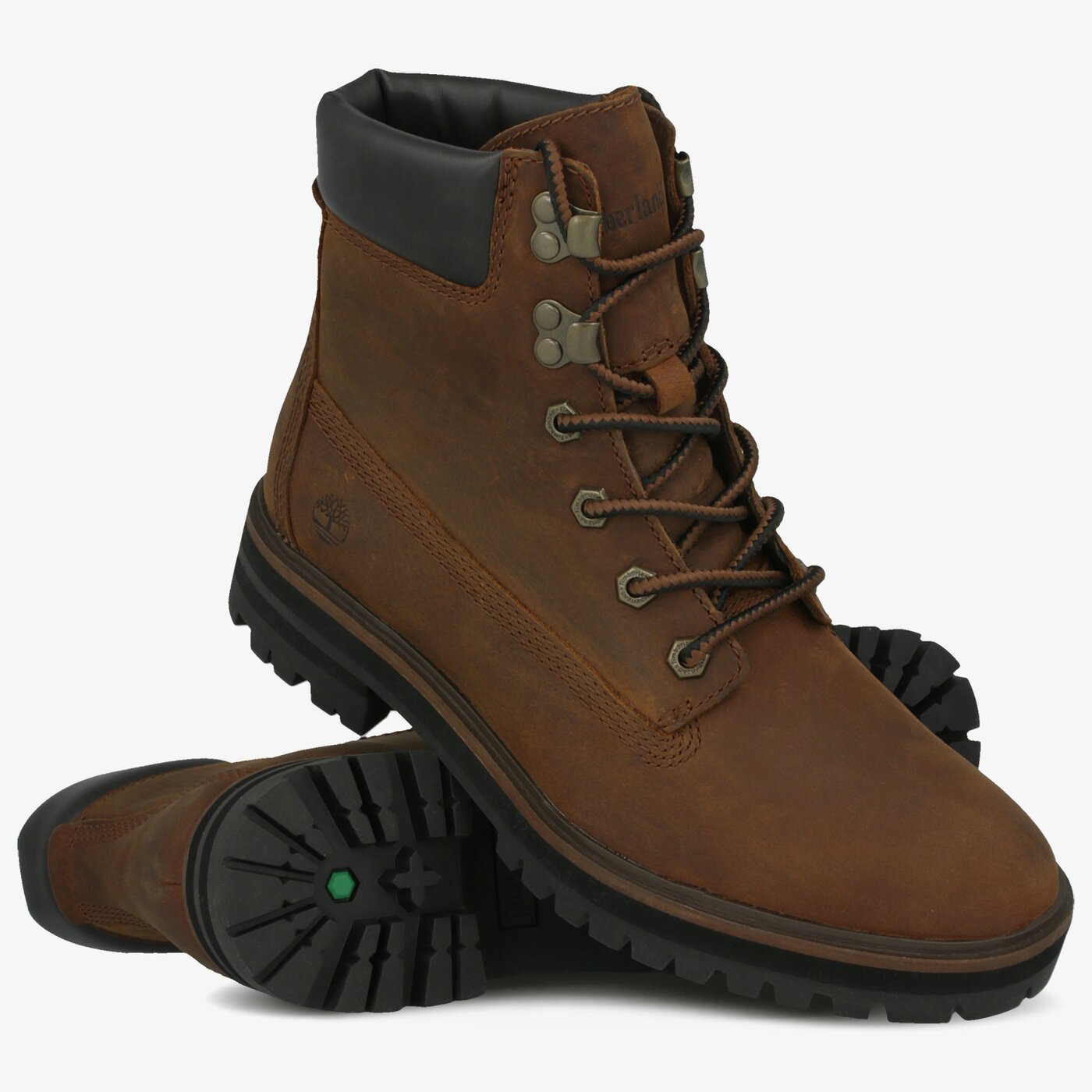 Damskie trapery TIMBERLAND LONDON SQUARE 6IN BOOT tb0a29632031 kolor brązowy