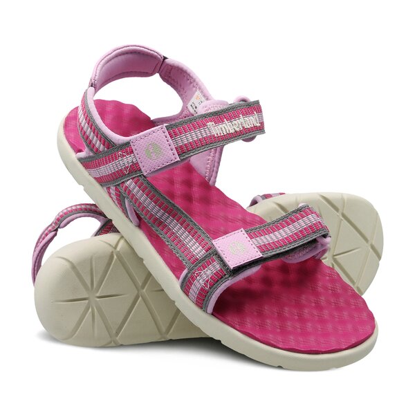 Dziecięce sandały / klapki TIMBERLAND PERKINS ROW WEBBING SNDL tb0a1qhfd561 kolor różowy
