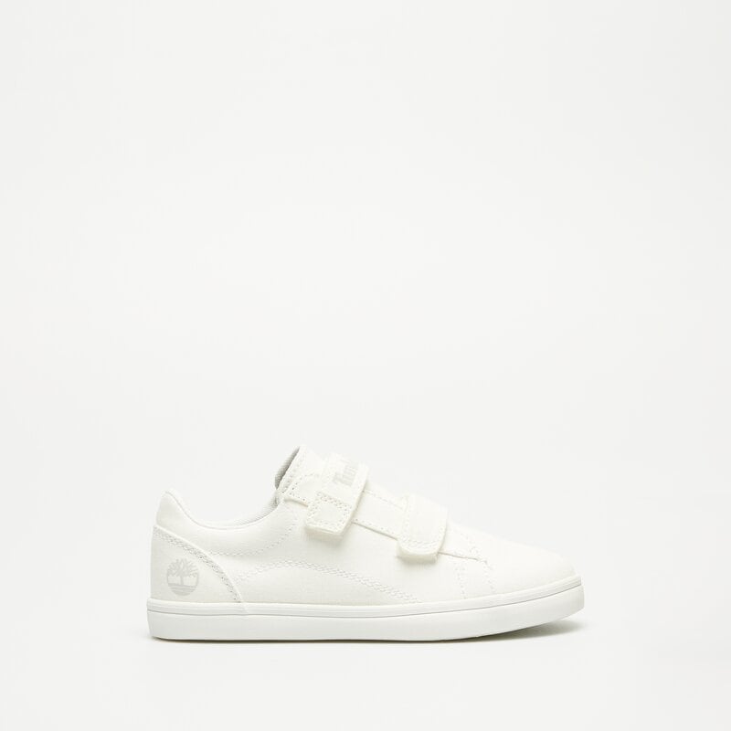 TIMBERLAND STONE JUMP LOW HOOK & LOOP SNEAKER WHITEOUT CANVA