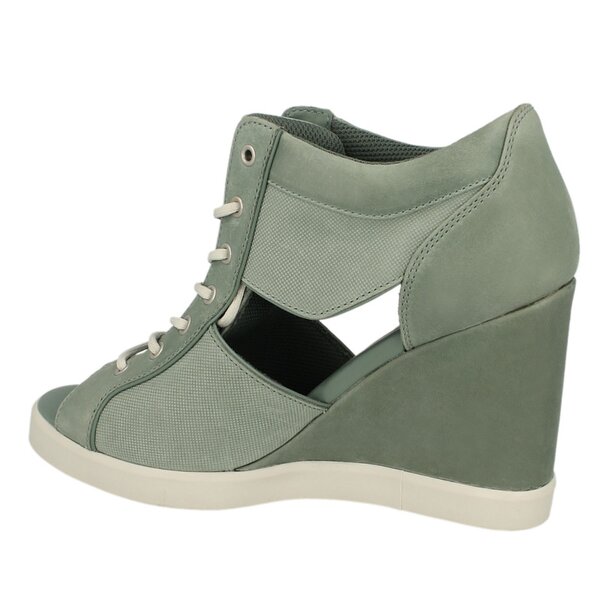 Damskie sandały LACOSTE BERNELLE PEEPTOE 727srw12241r1 kolor zielony