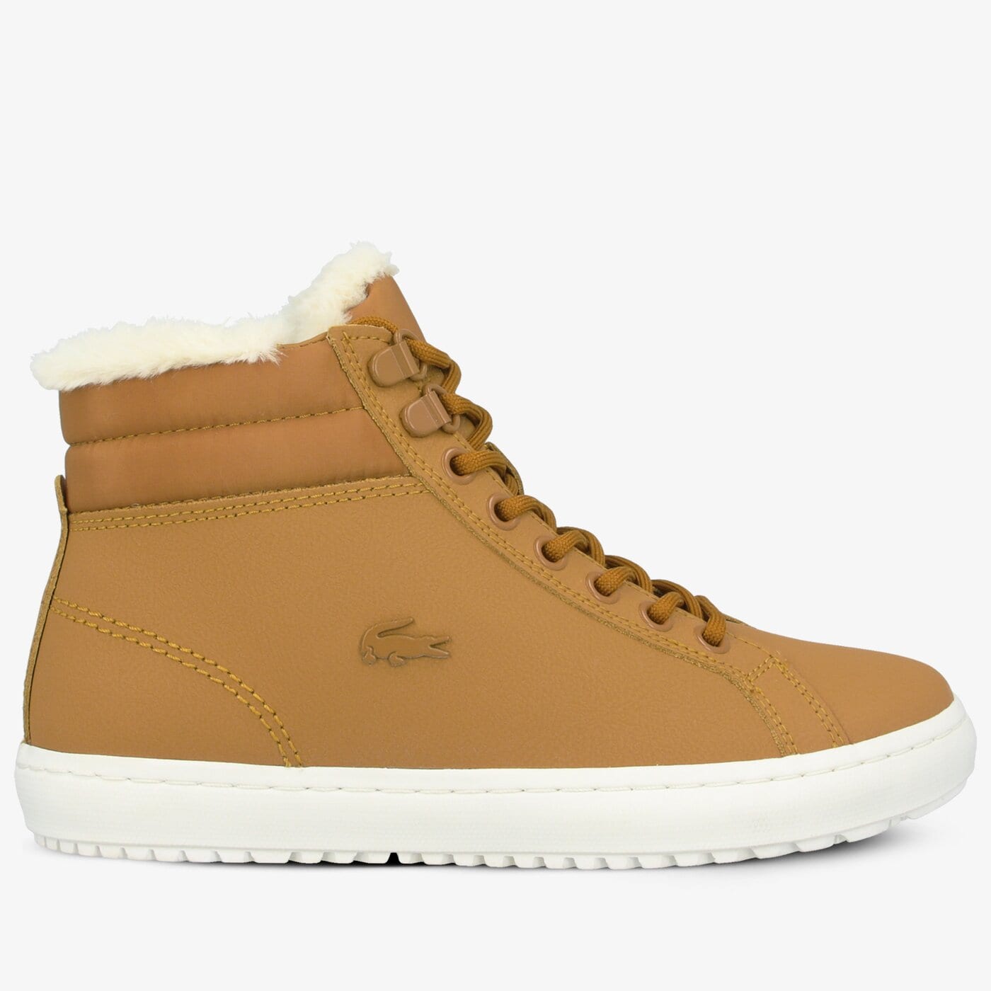 Damskie trampki LACOSTE STRAIGHTSETTHERMO4191CFA 738cfa0005f57 kolor brązowy