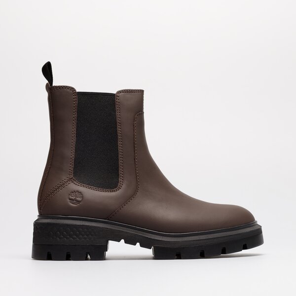 Damskie botki / sztyblety TIMBERLAND CORTINA VALLEY CHELSEA tb0a5t92v131 kolor brązowy