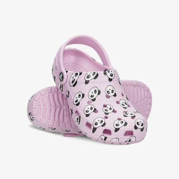 Dziecięce sandały / klapki CROCS CLASSIC PANDA PRINT CLOG K 2069996gdk kolor różowy
