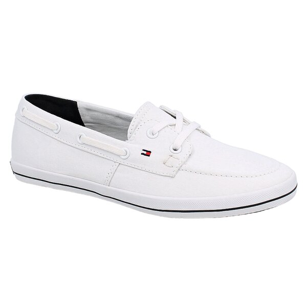 Damskie mokasyny i półbuty TOMMY HILFIGER VICTORIA 11D  fw56819049100 kolor biały