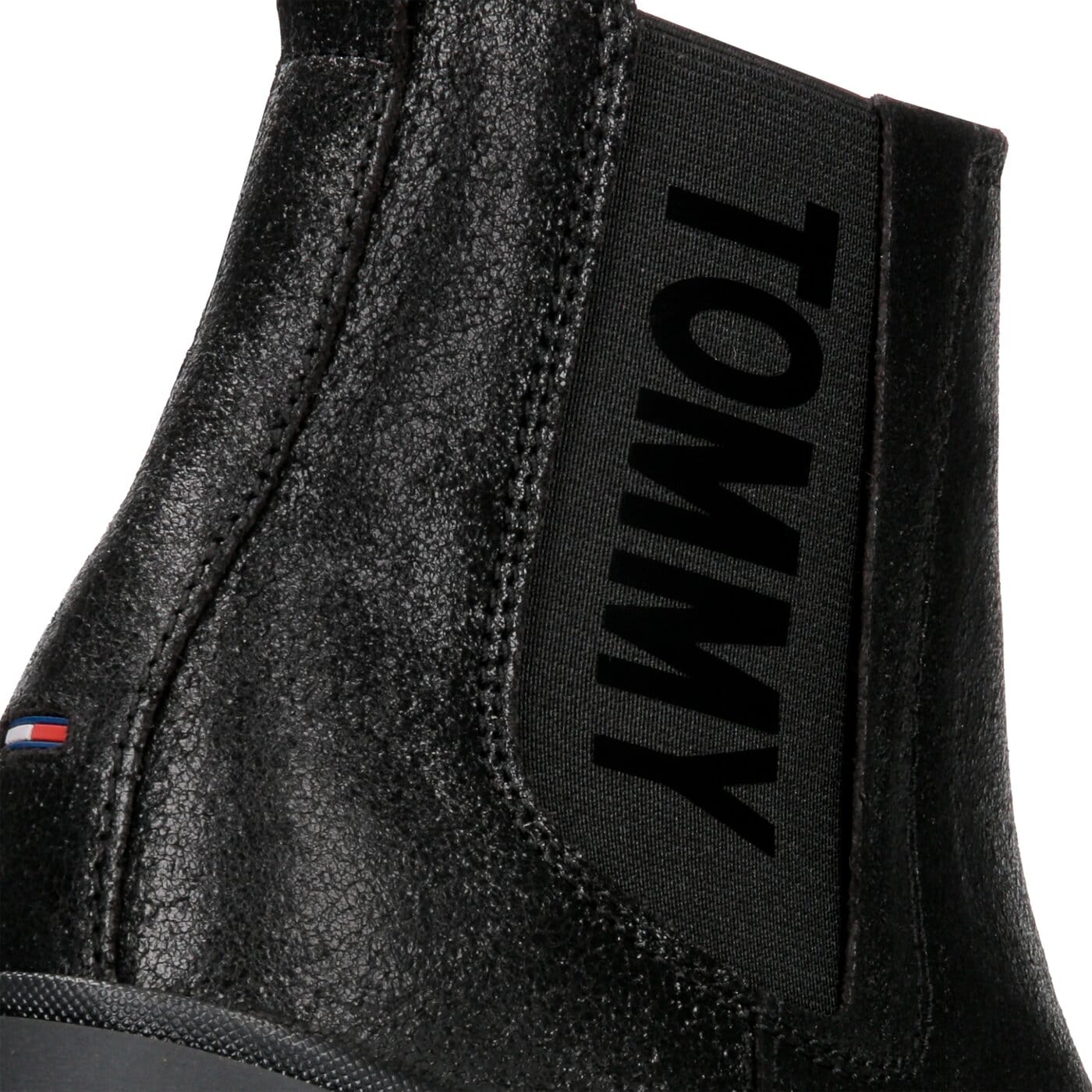 tommy hilfiger metallic chelsea boot