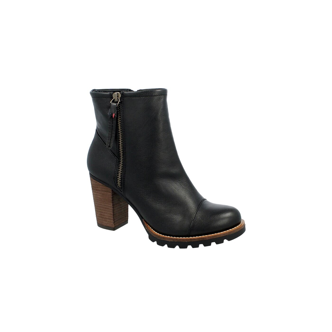 Damskie botki / sztyblety TOMMY HILFIGER ISABELLA 1 A  fw56817638990 kolor czarny