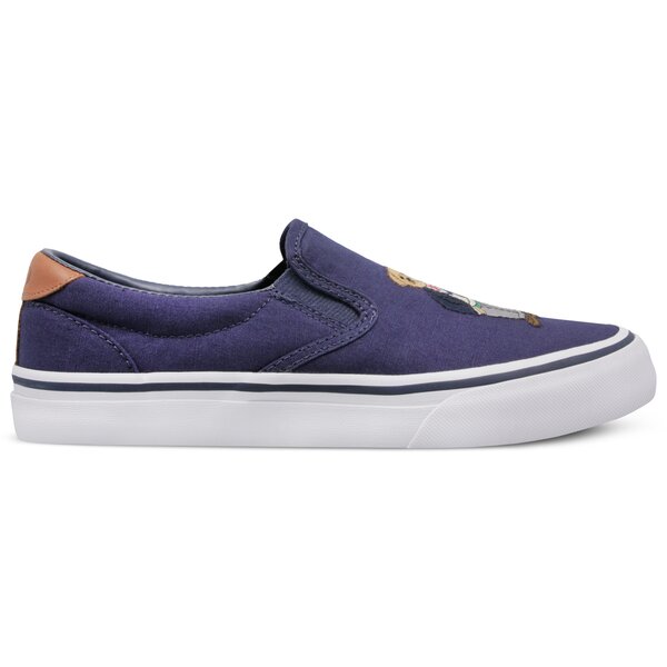 Męskie trampki POLO RL THMPSNIII NE SNEAKERS VULC NEWPORT NAVY CANVAS POLO  816746615001 kolor granatowy