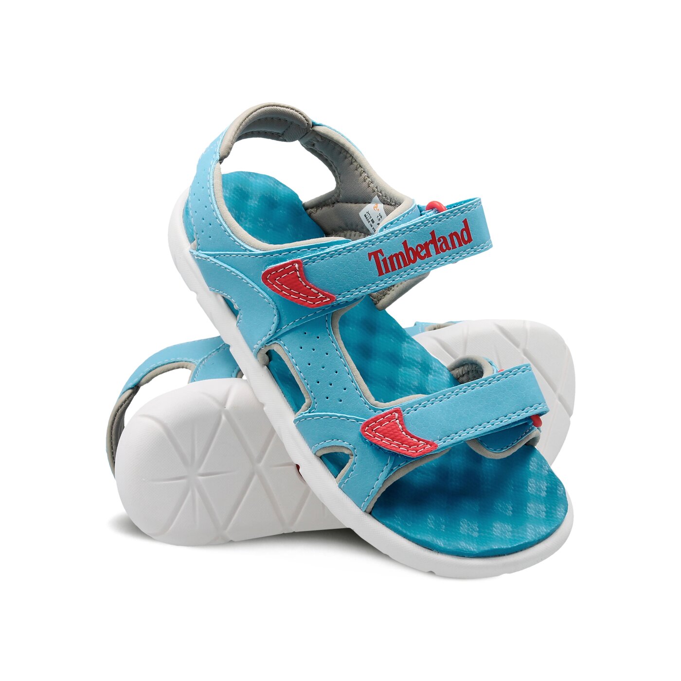 Dziecięce sandały / klapki TIMBERLAND PERKINS ROW 2-STRAP a1nni kolor niebieski