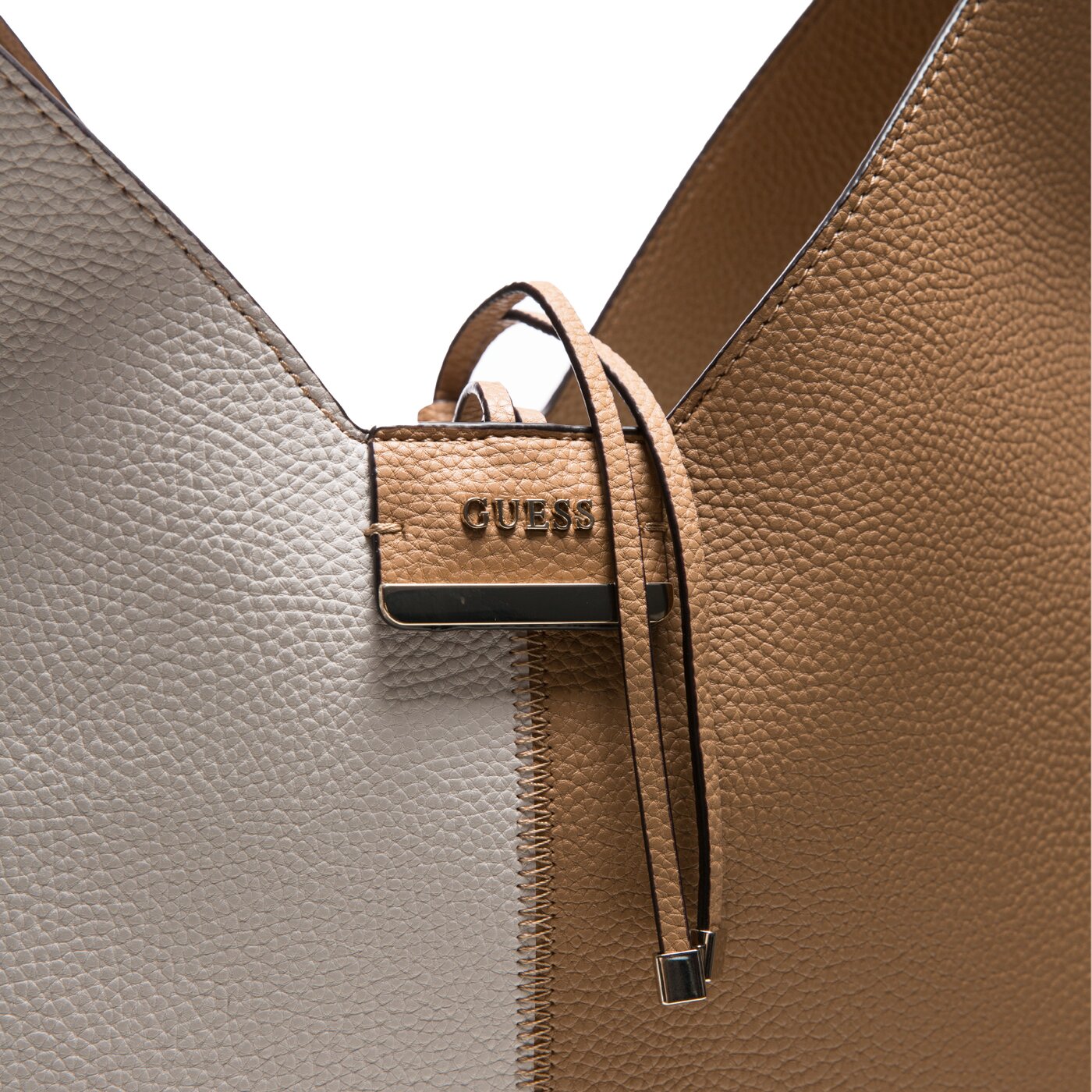 Damska torebka GUESS TOREBKA DWUSTRONNA BOBBI 3W1 TAN GOLD hwsd6422030tag kolor beżowy