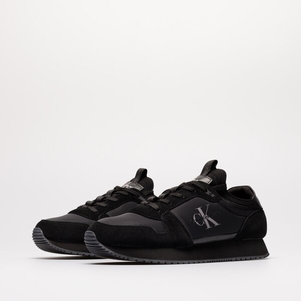 Męskie sneakersy (buty) CALVIN KLEIN RUNNER SOCK LACEUP NY-LTH ym0ym005530gl kolor czarny