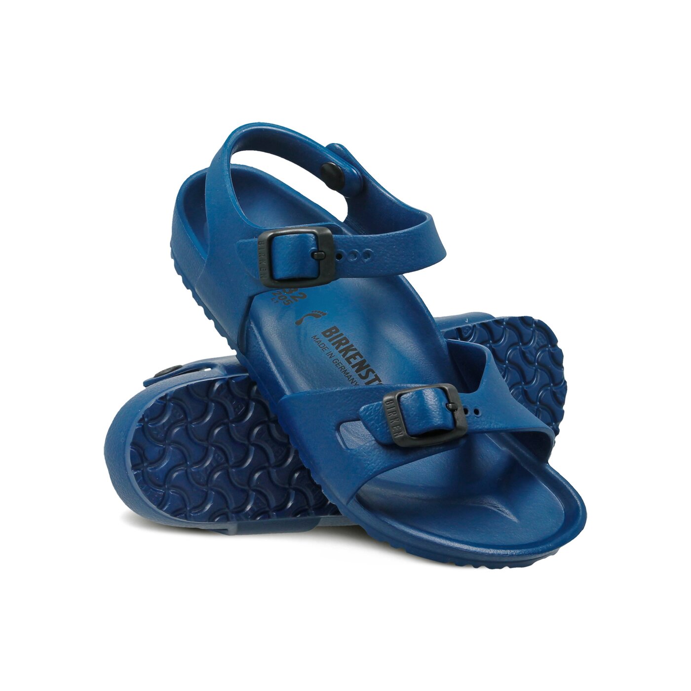 Dziecięce sandały / klapki BIRKENSTOCK RIO KIDS EVA 126123 kolor granatowy