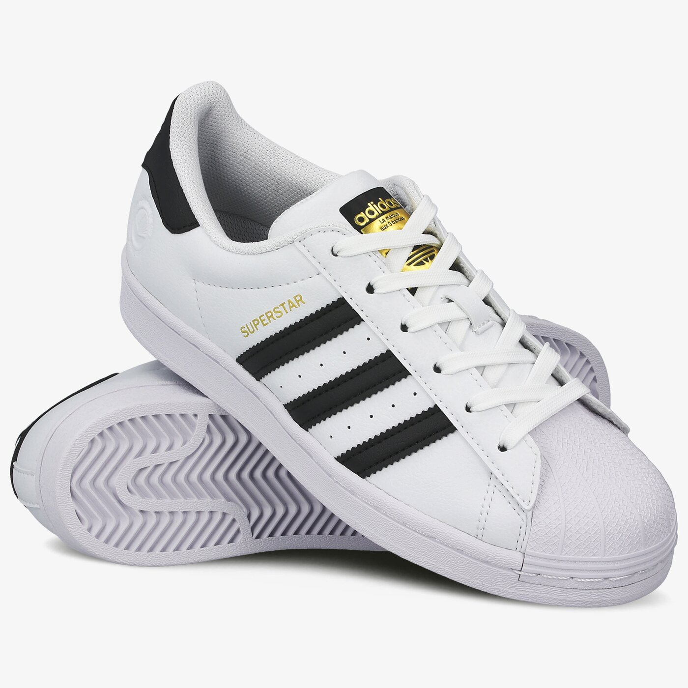 Damskie sneakersy (buty) ADIDAS SUPERSTAR VEGAN fw2295 kolor biały