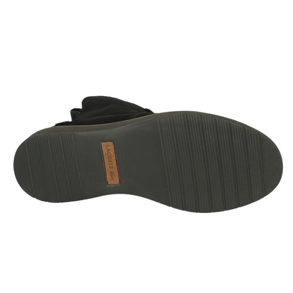 Damskie botki / sztyblety LACOSTE BAYLEN 726srw0144024 kolor czarny