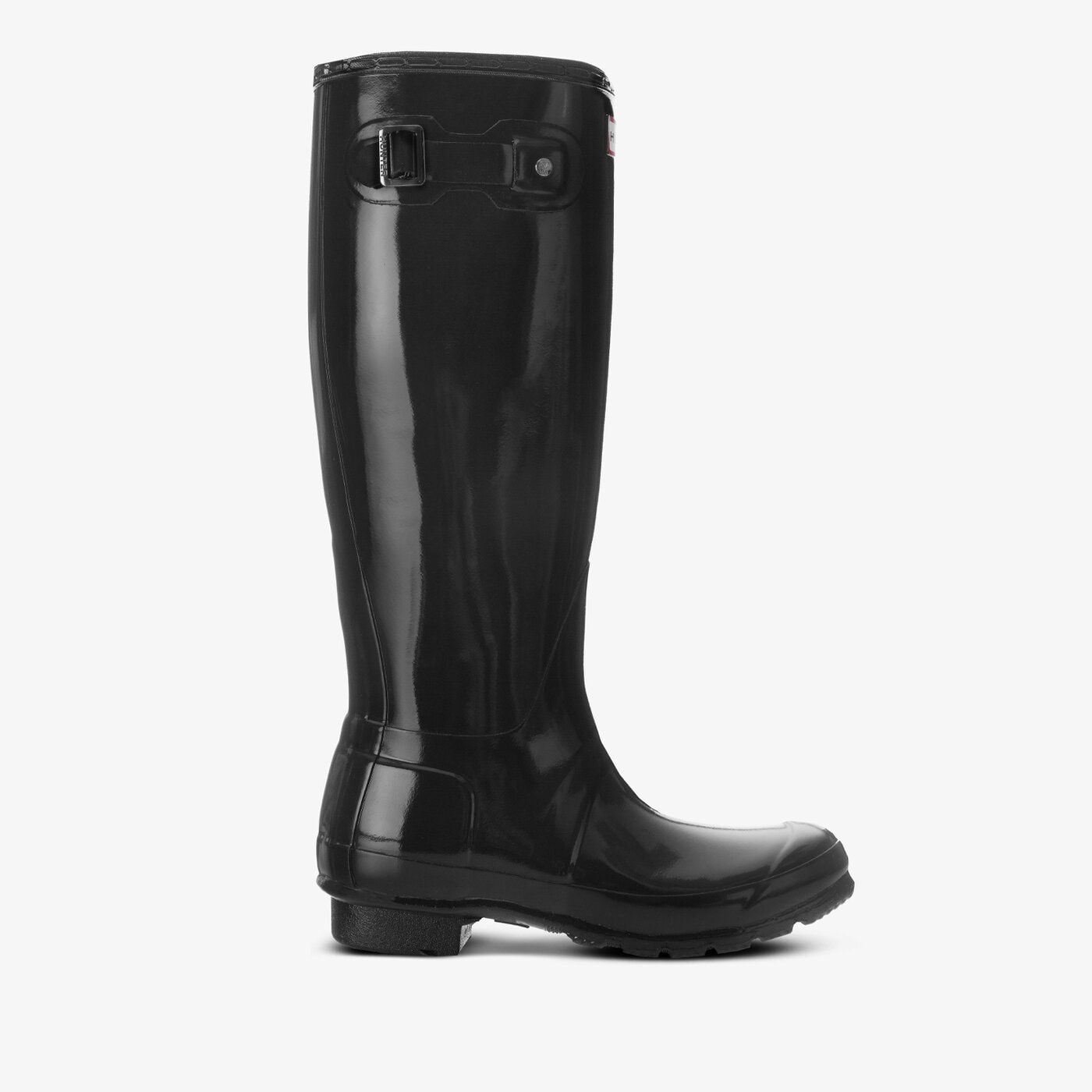 Damskie kalosze (buty gumowe) HUNTER WMN ORG TALL GLOSS wft1000rgl-blk kolor czarny