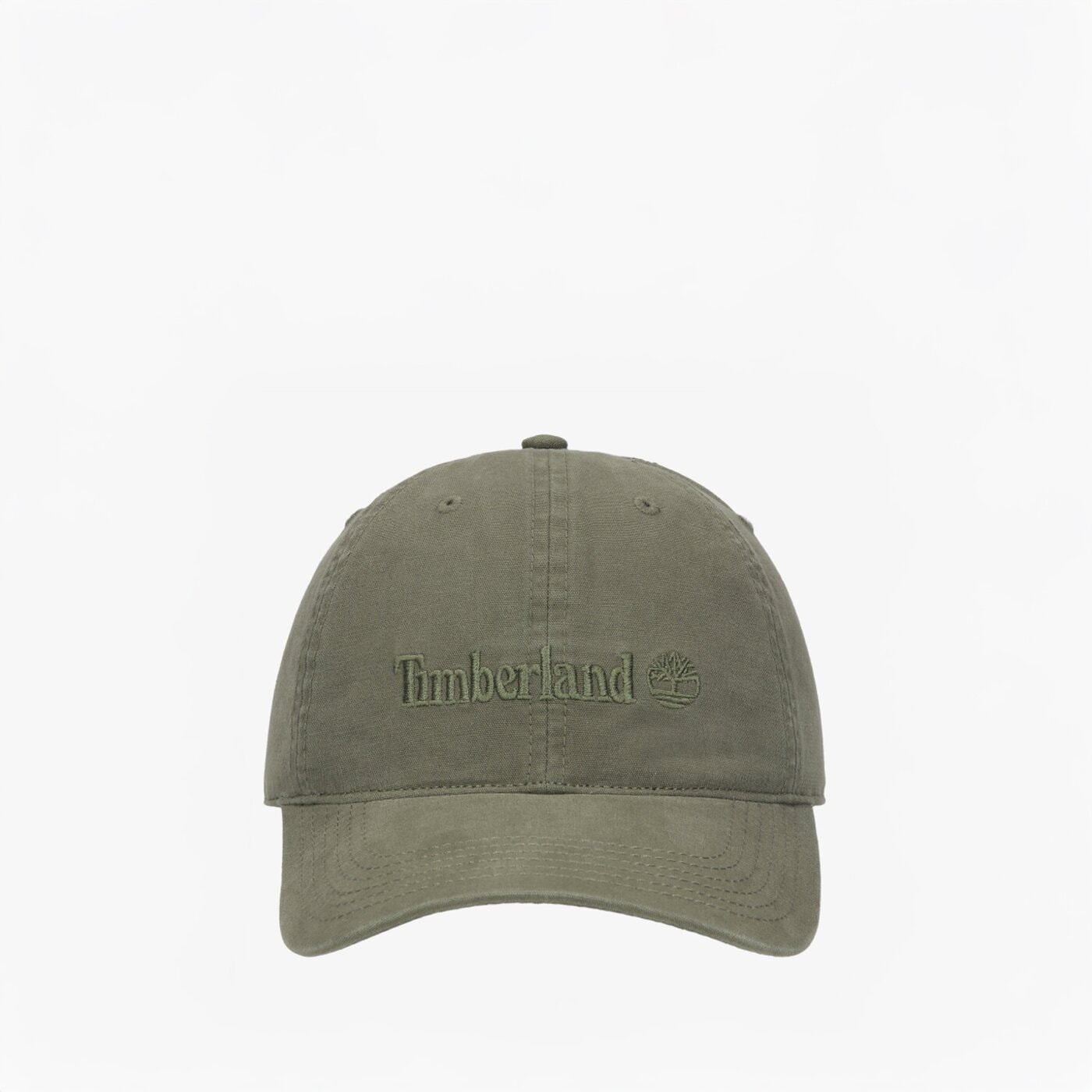 Damska czapka z daszkiem TIMBERLAND CZAPKA COTTON CANVAS BB CAP SELF BACKSTRAP tb0a1f54a581 kolor zielony