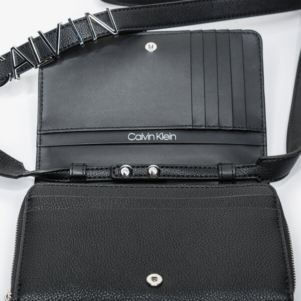 Damska torebka CALVIN KLEIN TOREBKA WALLET MINI k60k607165bax kolor czarny